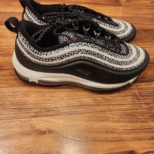 Nike Black and White Safari Air Max 97